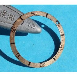 ☆RARE ROLEX SUBMARINER TROPICAL VINTAGE SLIM FONT BEZEL INSERT LUNETTE 5512, 5513, 1680, 1680/8 Mk IV☆