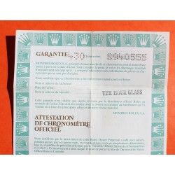 ROLEX 1994 VINTAGE PUNCHED PAPER CERTIFICAT WARRANTY 430 ROLEX DATEJUST 16233, Ref 564.00.300.1.94