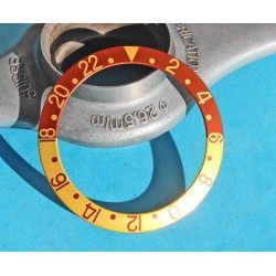 Rolex Vintage 16753 ,16758, 16750, 1675, 1675/8, 1675/3 GMT Master 18k Bronze Brown Watch Bezel Insert part
