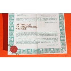 ROLEX 1994 VINTAGE PUNCHED PAPER CERTIFICAT WARRANTY 430 ROLEX DATEJUST 16233, Ref 564.00.300.1.94