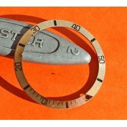 ☆RARE ROLEX SUBMARINER TROPICAL VINTAGE SLIM FONT BEZEL INSERT LUNETTE 5512, 5513, 1680, 1680/8 Mk IV☆