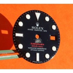 Rolex 2000's luminova Glossy Maxi dial Submariner date 16610LV Black Index cal 3135 For restore