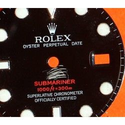 Rolex 2000's luminova Glossy Maxi dial Submariner date 16610LV Black Index cal 3135 For restore