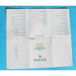 ROLEX 1994 VINTAGE PUNCHED PAPER CERTIFICAT WARRANTY 430 LADIES DATEJUST 69173, Ref 564.00.100.6.94