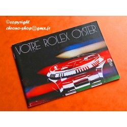 VINTAGE BOOKLET ROLEX "VOTRE ROLEX OYSTER" 1982