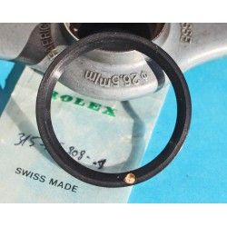 Rolex Mint 90's Glossy Black color Submariner Date Tutone 16803, 16613, 16808, 16618 Gold Watch Bezel Insert Part