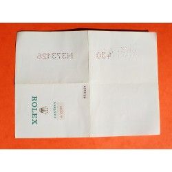 ROLEX 1992 VINTAGE PUNCHED PAPER CERTIFICAT WARRANTY 430 ROLEX OYSTER PERPETUAL WATCHES ALL MODEL, Ref 564.00.400.11.92