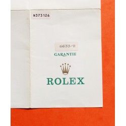 ROLEX VINTAGE & RARE 1992 GARANTIE PAPIER 430 MONTRES ROLEX TOUS MODÈLES OYSTER 68273, Ref 564.00.400.11.92