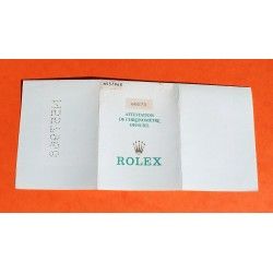 ROLEX 1992 VINTAGE PUNCHED PAPER CERTIFICAT WARRANTY 430 ROLEX OYSTER PERPETUAL WATCHES ALL MODEL, Ref 564.00.400.11.92