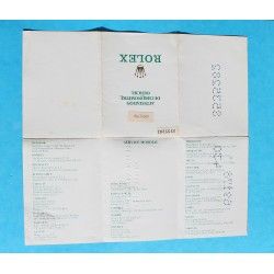 ROLEX 1993 VINTAGE PUNCHED PAPER CERTIFICAT WARRANTY 430 ROLEX OYSTER PERPETUAL WATCHES ALL MODEL, Ref 564.00.300.1.94