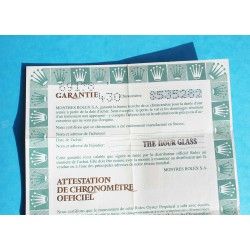 ROLEX 1993 VINTAGE PUNCHED PAPER CERTIFICAT WARRANTY 430 ROLEX OYSTER PERPETUAL WATCHES ALL MODEL, Ref 564.00.300.1.94