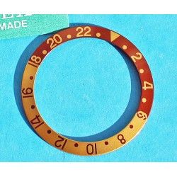 ROLEX VINTAGE INSERT GRADUE MONTRES GMT MASTER 1675/3, 16753, 1675/8, 16758, 1675 or & acier BRONZE