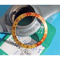 ROLEX VINTAGE INSERT GRADUE MONTRES GMT MASTER 1675/3, 16753, 1675/8, 16758, 1675 or & acier BRONZE