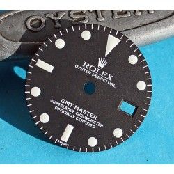 Rolex Original GMT 1675 montre Vintage cadran tritium patiné matte Cal 1575, 1565 automatique