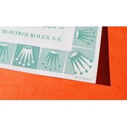 ROLEX 1992 VINTAGE PUNCHED PAPER CERTIFICAT WARRANTY 430 ROLEX OYSTER PERPETUAL DATEJUST, Ref 564.00.300.4.92