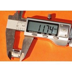 1x FOLDED 7835 LINK CONNECTION EXTENSION 19mm BRACELET LINK ROLEX TUDOR VINTAGE 11.89mm