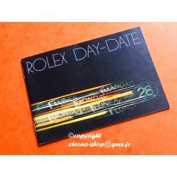 RARE VINTAGE 1982 ROLEX DAY-DATE BOOKLET