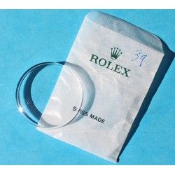 ROLEX VERRE HESALITE PLEXIGLAS TROPIC 39 MONTRES SEA-DWELLER 1665 VERRE DE SERVICE NEUF & AUTHENTIQUE