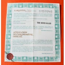 ROLEX 1994 VINTAGE PUNCHED PAPER CERTIFICAT WARRANTY 430 ROLEX DATEJUST 16233, Ref 564.00.300.1.94