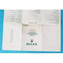 ROLEX 1994 VINTAGE PUNCHED PAPER CERTIFICAT WARRANTY 430 ROLEX OYSTER PERPETUAL DAYDATE 18238 WATCHES , Ref 564.00.300.1.94