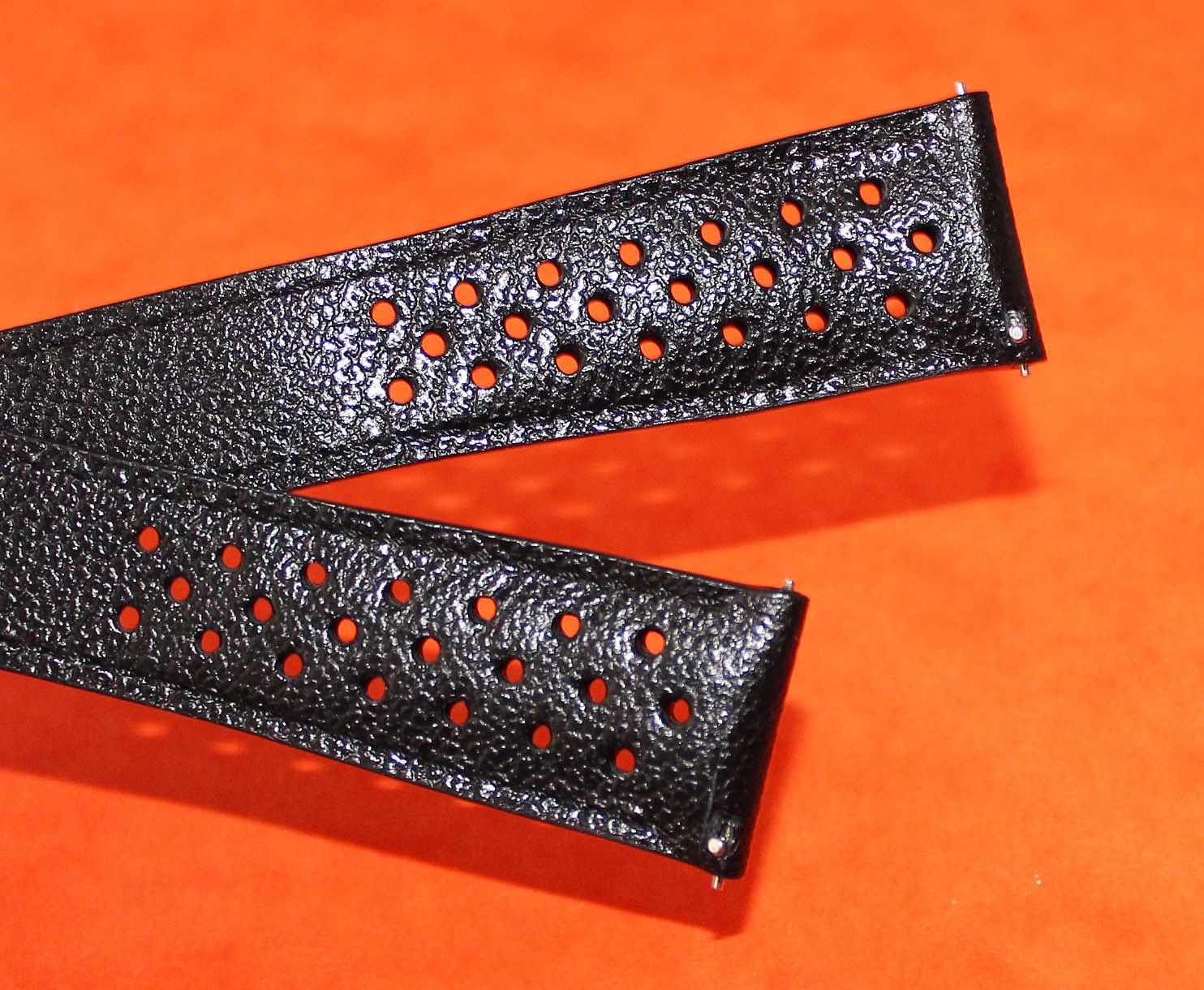 Bracelet Breitling cuir de veau Novonappa noir 22 MM - 435X