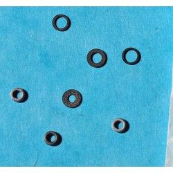 GENUINES NOS ROLEX BLACK Flat Crown Gaskets watches ref 600/0