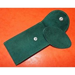 Original Rolex Suede green velvet pouch traveler's service holder case watches Submariner, Gmt, Daytona, Explorer, Air King