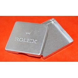 Rolex Vintage 50's Rolex Aluminum Watch Parts Tin Box tools Display Container hands, dials, insert, bezel, watchmaker spares