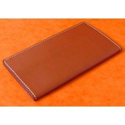 LUXE PORTE CARTES ROLEX CUIR MARRON