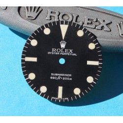 Rolex Genuine Serif Maxi Dial MkI 5513 Submariner mat vintage Tritium Watch Dial Feet first Cal 1520, 1530