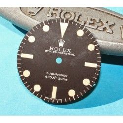 Rolex Genuine Serif Maxi Dial MkI 5513 Submariner mat vintage Tritium Watch Dial Feet first Cal 1520, 1530