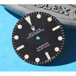 Rolex Genuine Serif Maxi Dial MkI 5513 Submariner mat vintage Tritium Watch Dial Feet first Cal 1520, 1530