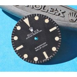 Rolex Genuine Serif Maxi Dial MkI 5513 Submariner mat vintage Tritium Watch Dial Feet first Cal 1520, 1530