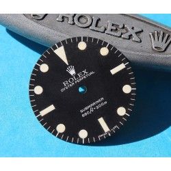 Rolex Genuine Serif Maxi Dial MkI 5513 Submariner mat vintage Tritium Watch Dial Feet first Cal 1520, 1530