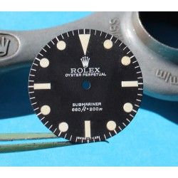 Rolex Authentique Cadran Maxi Dial Mk1 tritium montre vintage 5513 Submariner Feets first Cal 1520, 1530