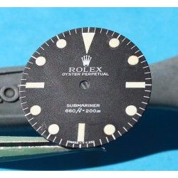 Rolex Authentique Cadran Maxi Dial Mk1 tritium montre vintage 5513 Submariner Feets first Cal 1520, 1530