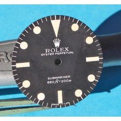 Rolex Genuine Serif Maxi Dial MkI 5513 Submariner mat vintage Tritium Watch Dial Feet first Cal 1520, 1530