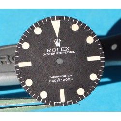 Rolex Genuine Serif Maxi Dial MkI 5513 Submariner mat vintage Tritium Watch Dial Feet first Cal 1520, 1530