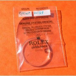 ★VINTAGE VERRE DE MONTRE ROLEX PLEXIGLAS SUBMARINER DATE PLEXI, HESALITE CYCLOPE 127, 1680, 1680-8★
