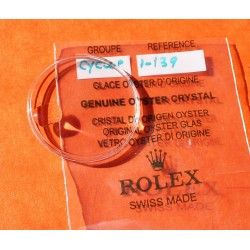 ★VINTAGE VERRE DE MONTRE ROLEX PLEXIGLAS SUBMARINER DATE PLEXI, HESALITE CYCLOPE 127, 1680, 1680-8★