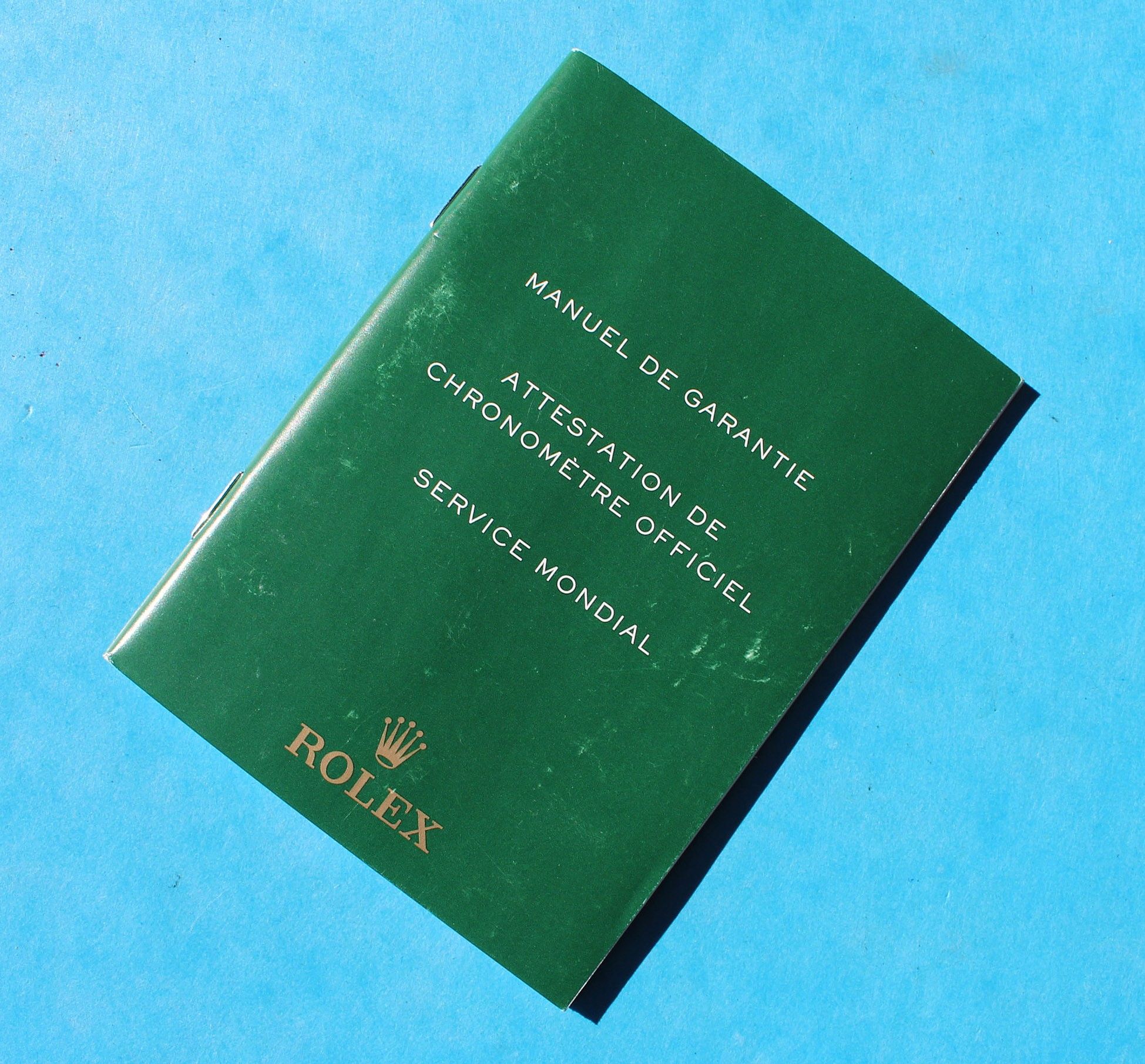 Details about   ROLEX GREEN OYSTER OFFICIAL CHRONOMETER CERTIFICATION BOOKLET  565.00.6T 