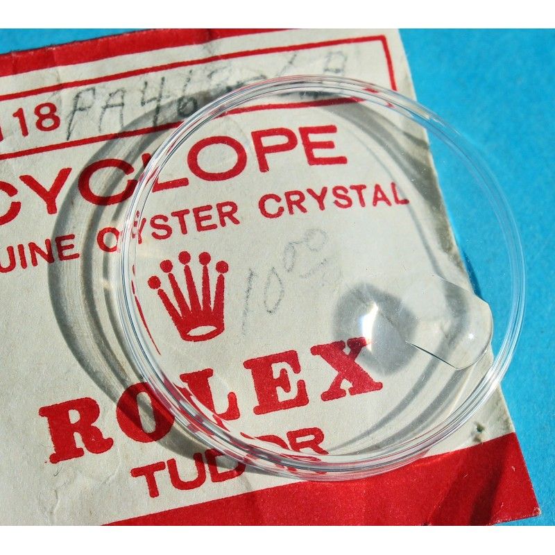 ROLEX VERRE HESALITE CYCLOPE 25-118 PLEXIGLAS ACRYLIQUE MONTRES DATEJUST 1600-1605, 1607, 1610, 1611 