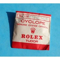 Genuine Rolex Plexi Watch Crystal cyclop 25-118 fits on Datejust 1600-1605, 1607, 1610, 1611 