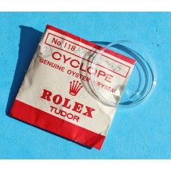 ROLEX VERRE HESALITE CYCLOPE 25-118 PLEXIGLAS ACRYLIQUE MONTRES DATEJUST 1600-1605, 1607, 1610, 1611 