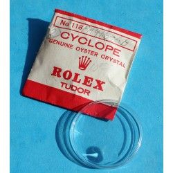 ROLEX VERRE HESALITE CYCLOPE 25-118 PLEXIGLAS ACRYLIQUE MONTRES DATEJUST 1600-1605, 1607, 1610, 1611 