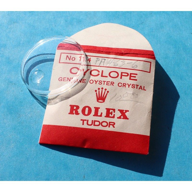 Rolex Vintage Hesalite factory Plexi Watch Crystal cyclop 25-118 fits on Datejust 1600-1605, 1607, 1610, 1611 