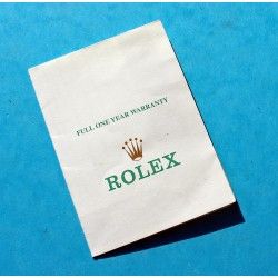 ROLEX RARE 1972 BLANK WARRANTY PAPER, BOOKLET DOCUMENT REGISTERED CERTIFICATE 1680, 5512, 5513, 6263, 1019, 1016, 1675