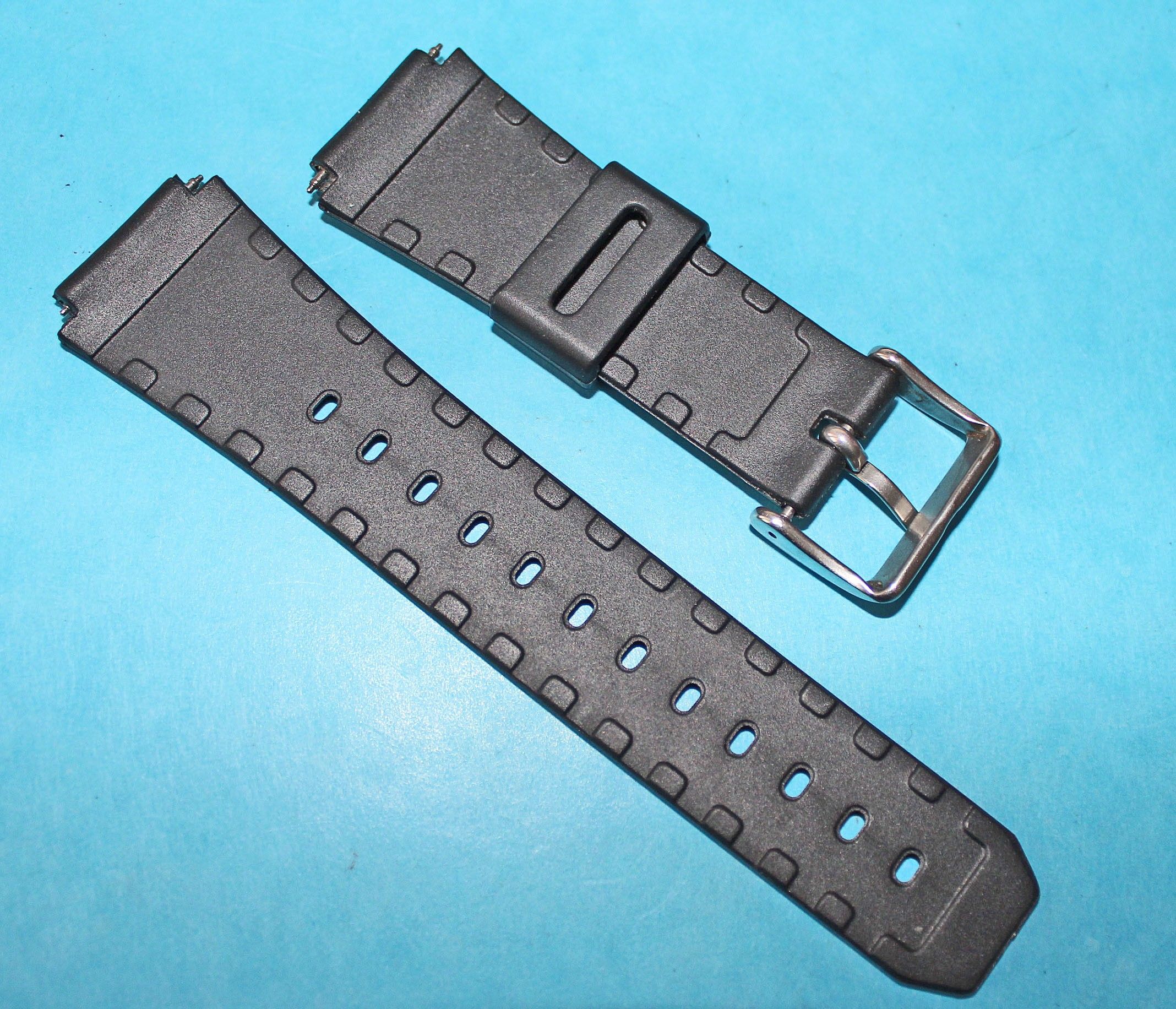 Casio Rubber Band 18 MM Sport Watch Band Fits Vintages 80's Watches Casio Databank