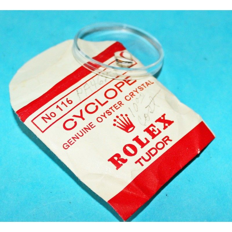 Rolex NOS Cyclop Genuine Oyster Factory ref 116, 6542, 1675, 16753, 16758, 16750, 1655 GMT, explorer watches Plexi Crystal