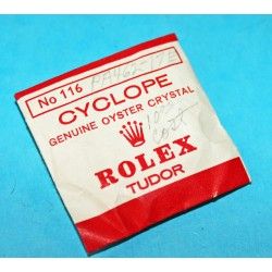 ROLEX VINTAGE VERRE ACRYLIQUE CYCLOPE ref 116 Montres Rolex GMT 1675, 16750, 16753, 16758, Freccione Explorer II 1655